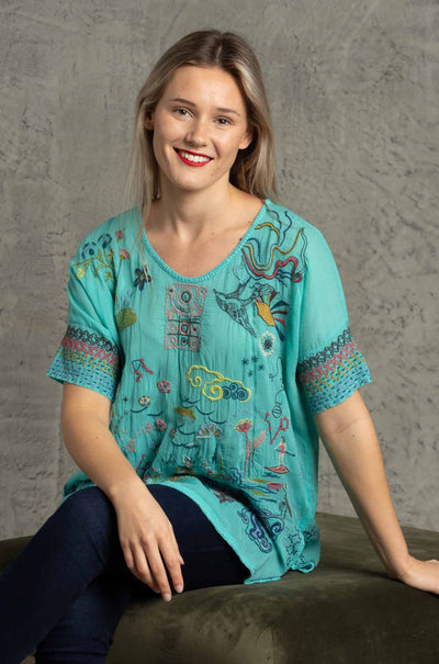 Johnny Was - Linsey Nathaly Blouse