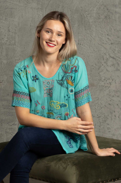 Johnny Was - Linsey Nathaly Blouse