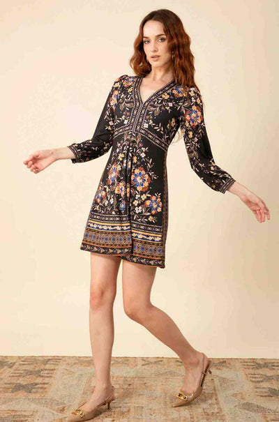 Hale Bob - Nayeli V Neck Dress