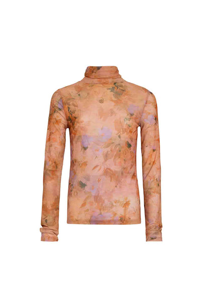 Trelise Cooper - Mesh With Me Neck Of The Woods Top in Peach Floral