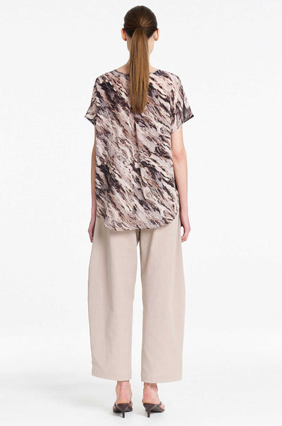 Mela Purdie - Barrel Leg Pant in Gravitene