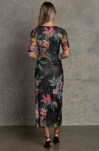 Johnny Was - Neon Jungle Mesh Midi Dress (Australian Exclusive)