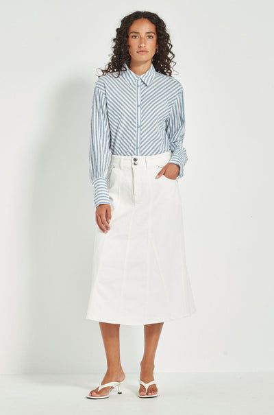 Verge - Gigi Skirt in White