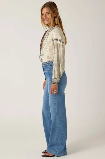 Maison Hotel - Noemi Patchwork Notes Blouse
