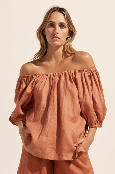 zoe kratzmann - nomad top in ginger