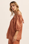 zoe kratzmann - nomad top in ginger