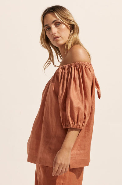 zoe kratzmann - nomad top in ginger