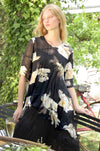 Trelise Cooper - Flowers Of Fancy Not What It Seams Top in Black Floral