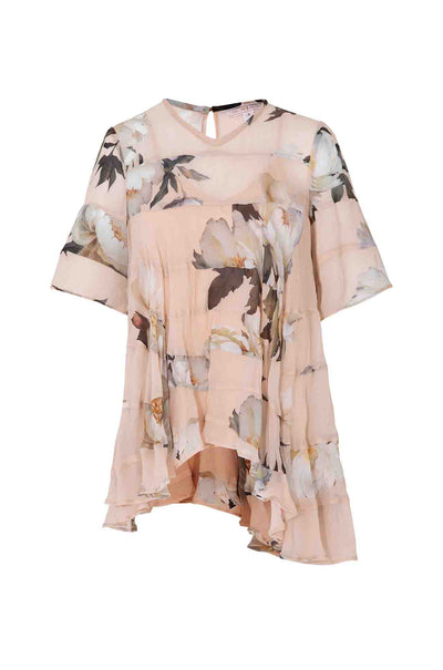 Trelise Cooper - Flowers Of Fancy Not What It Seams Top in Blush Floral
