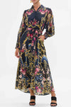 Camilla - Ornate On A Plate Curved Collar Shirt Dress