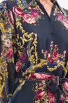Camilla - Ornate On A Plate Curved Collar Shirt Dress
