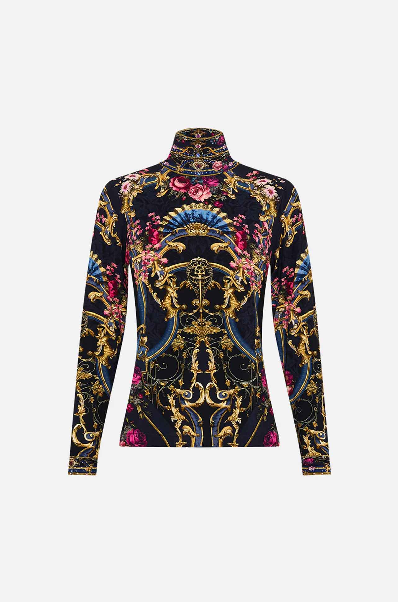 Camilla - Ornate On A Plate Jersey Turtleneck