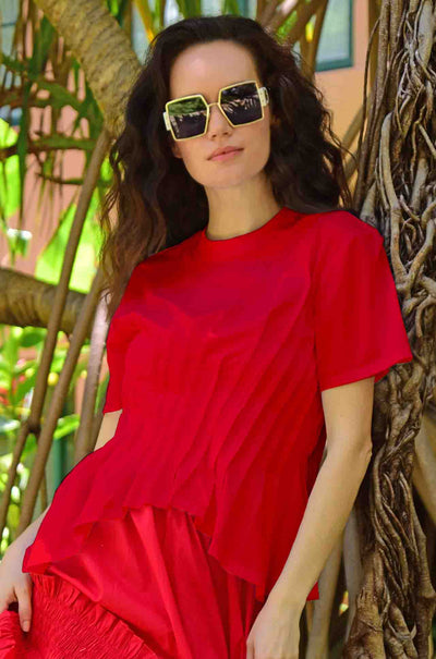 Trelise Cooper - Oh Tee Oh My Tee It Straight T-Shirt in Red