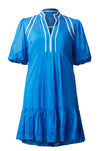 Once Was - Lucia Babydoll Dress in Azure