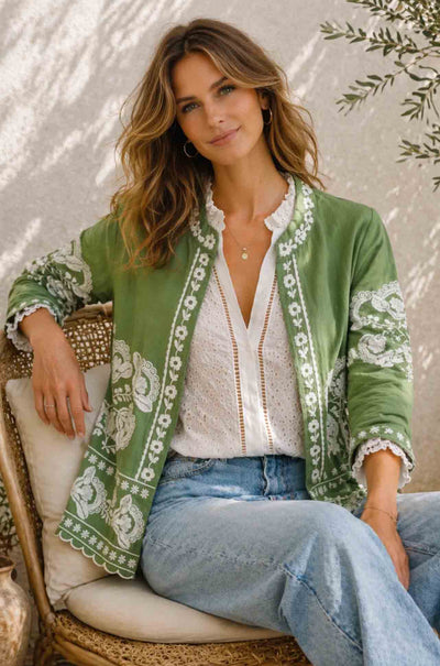 Azure and Indigo - Olivine Jacket
