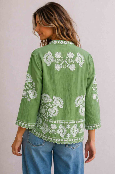 Azure and Indigo - Olivine Jacket