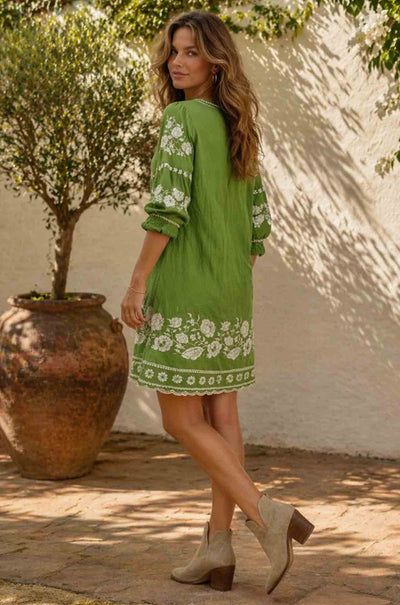 Azure and Indigo - Olivine Shift Dress