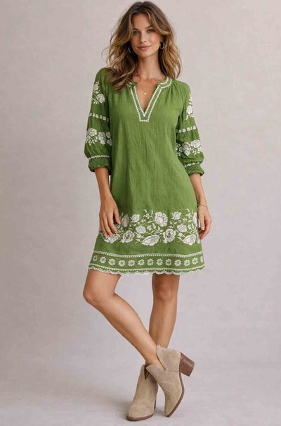 Azure and Indigo - Olivine Shift Dress