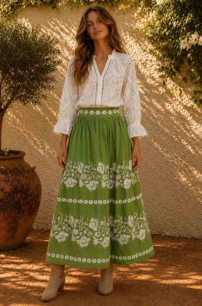 Azure and Indigo - Olivine Skirt