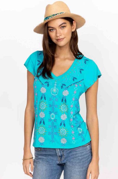 Johnny Was - Oriel Flutter Sleeve Tee