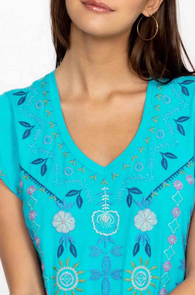 Johnny Was - Oriel Flutter Sleeve Tee