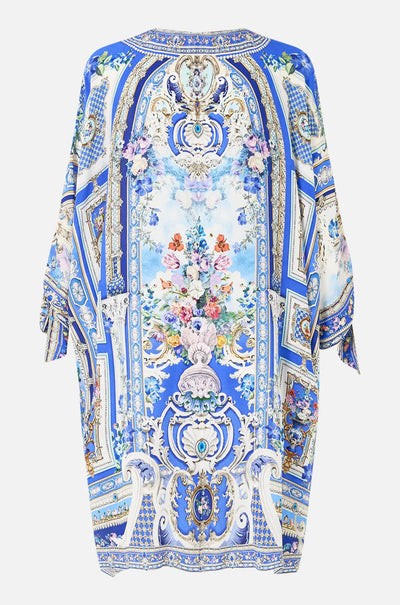 Camilla - Ottoman Opulence Tie Sleeve Short V Neck Kaftan