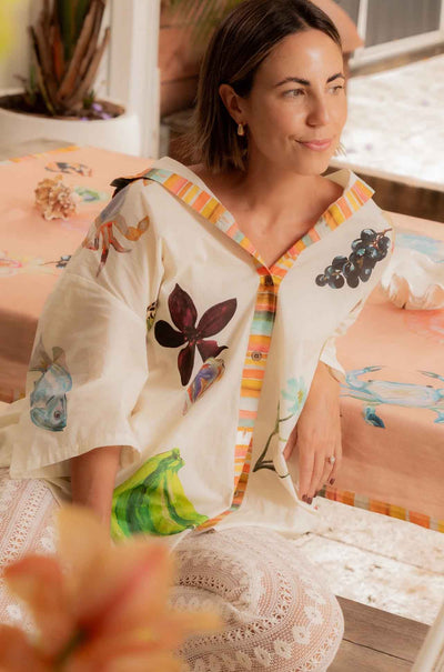 Wandering Folk - Annie Everingham Over Swim Shirt in Seaside