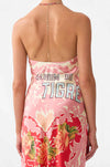 Camilla - Pink Porto Chain Detail Slip Dress
