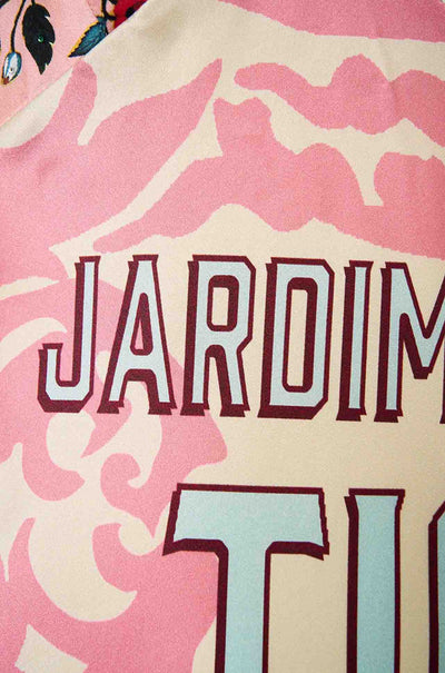 Camilla - Pink Porto Chain Detail Slip Dress