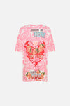 Camilla - Pink Porto Oversized Band Tee