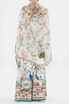 Camilla - Plumes and Parterres Silk Shrug