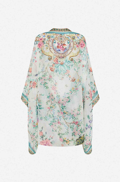 Camilla - Plumes and Parterres Silk Shrug