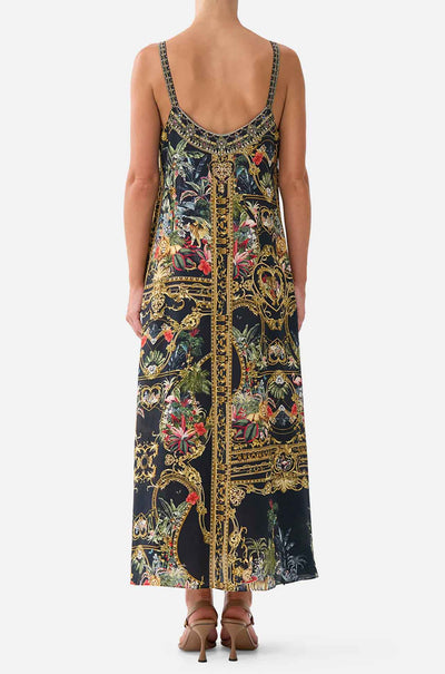 Camilla - Palace Zoology V Neck Midi Slip Dress