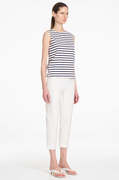 Mela Purdie - Palazzo Shell in Banner Stripe Jersey