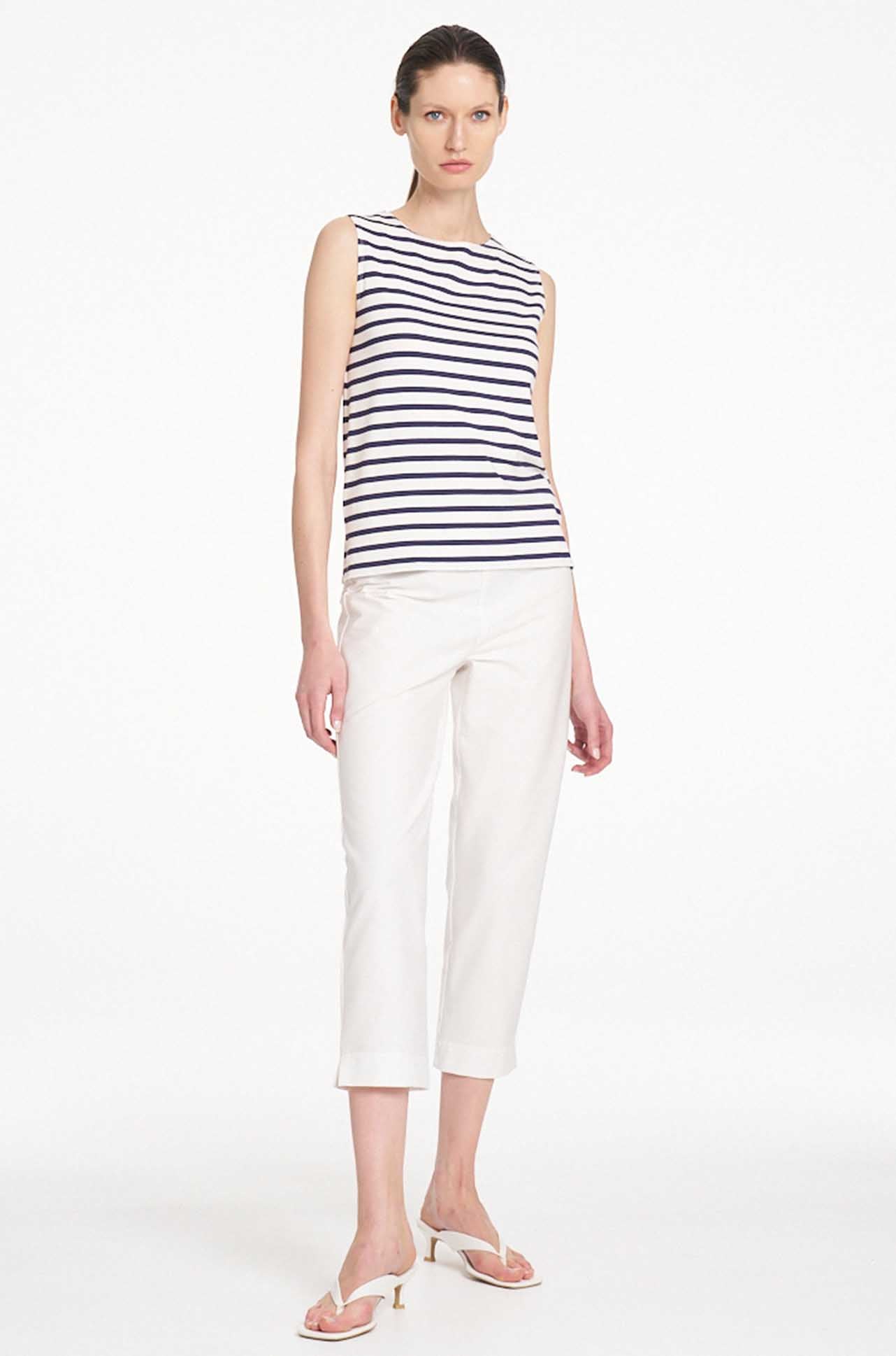 Mela Purdie - Capri Pant in Cotton Panama