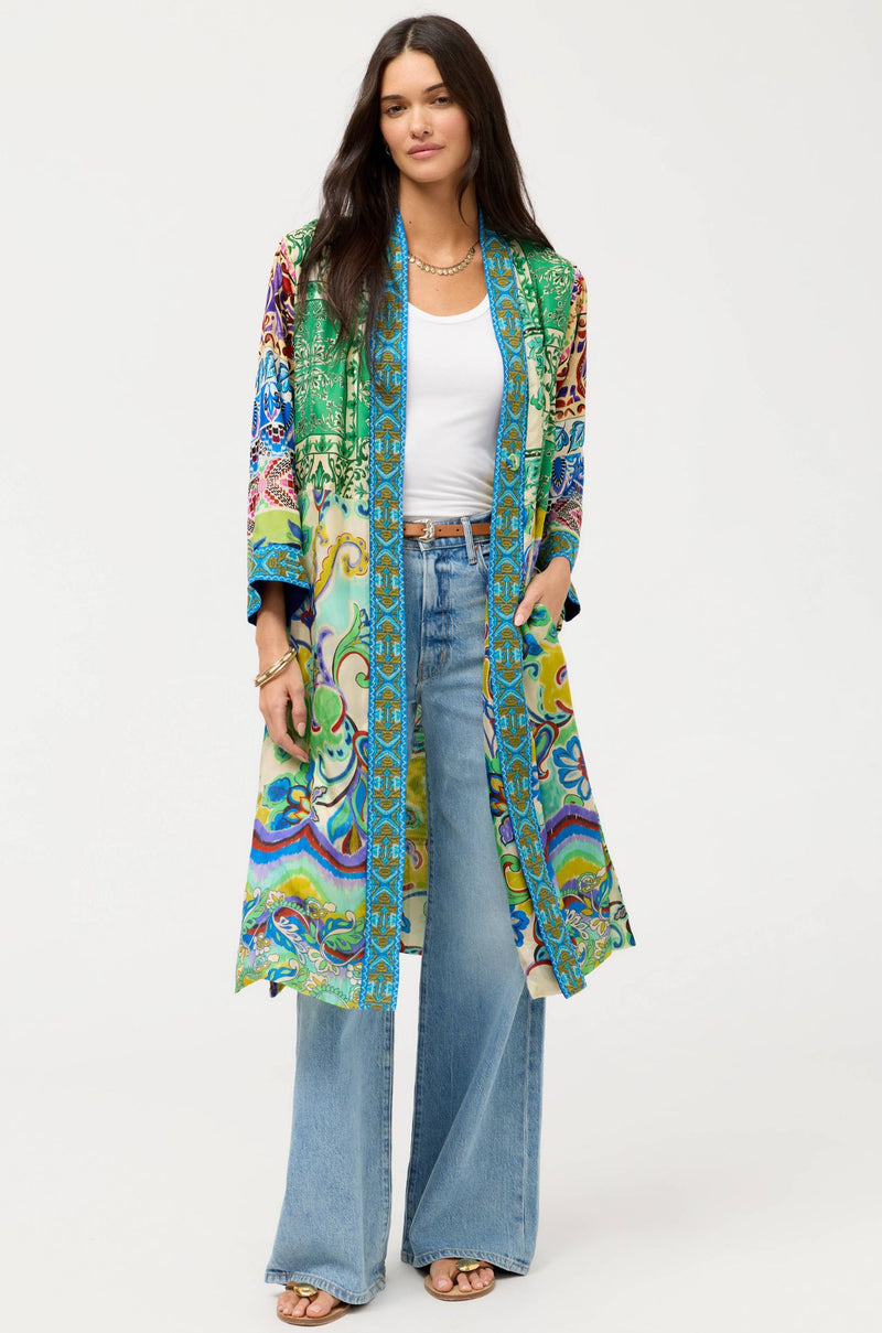 Johnny Was - Patchwork Kimono in Armeria Patchwork