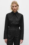 Mela Purdie - Peak Collar Shirt in Powder Weave