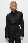 Mela Purdie - Peak Collar Shirt in Powder Weave