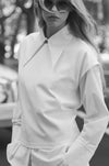 Mela Purdie - Peak Collar Shirt in Powder Weave