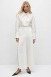 Mela Purdie - Peak Collar Shirt in Powder Weave