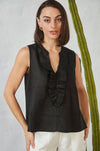 Verge - Penny Top in Black