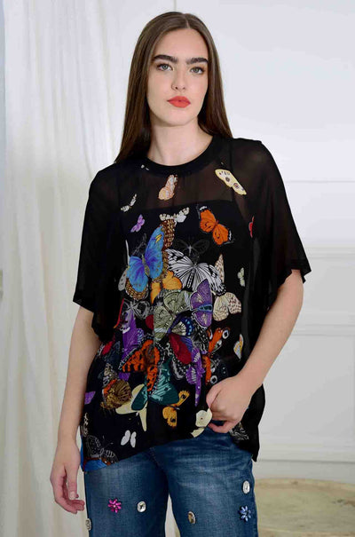 Curate - Butterfly Me To The Moon Picture Perfect Top