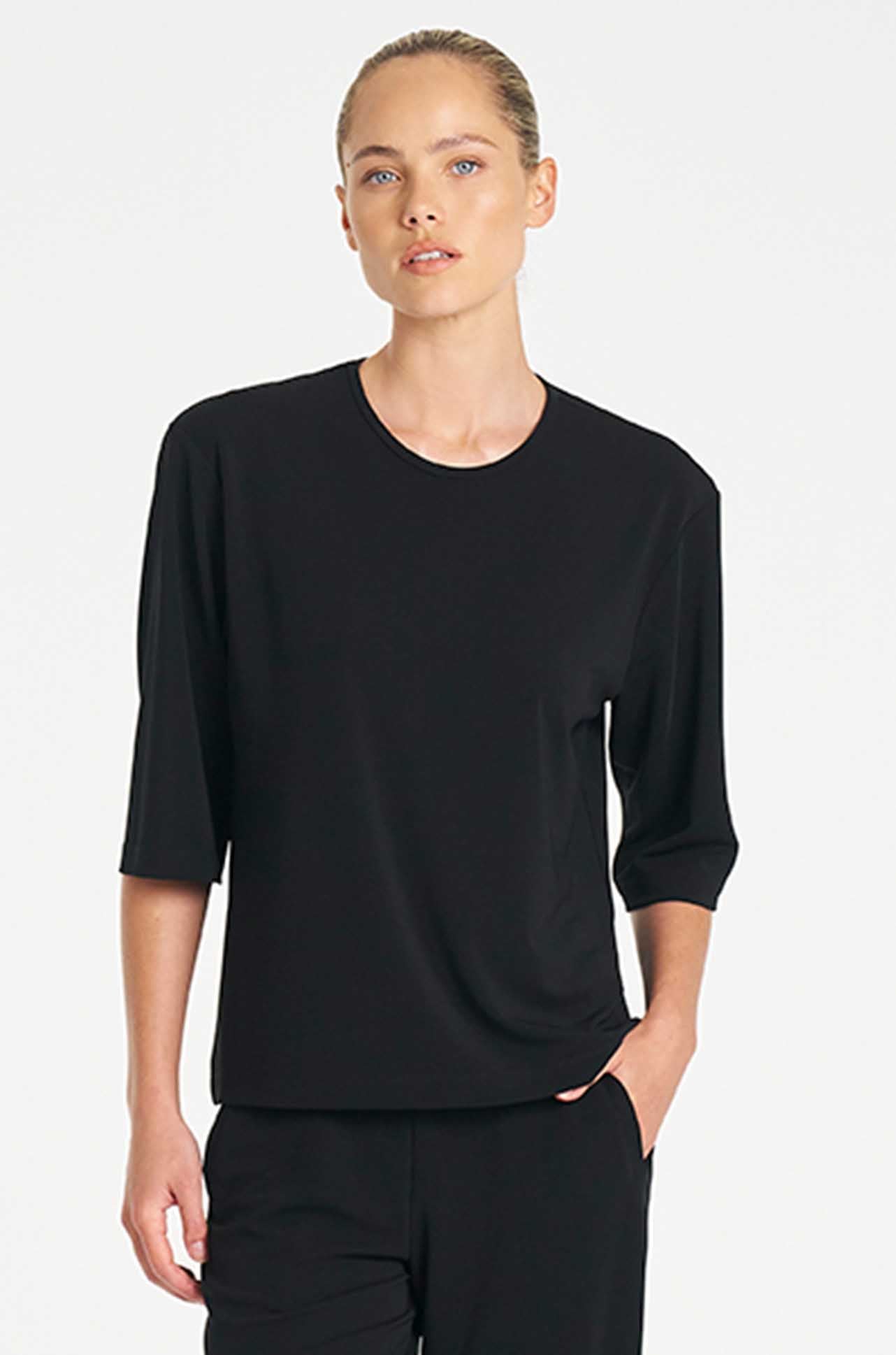 Mela Purdie - Plaza Crew Top in Powder Knit