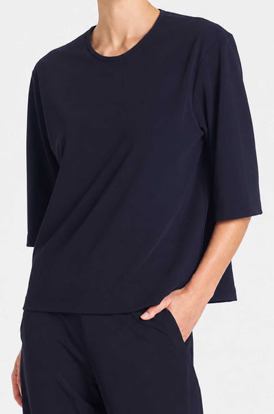 Mela Purdie - Plaza Crew Top in Powder Knit