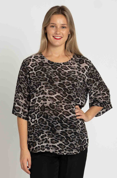Mela Purdie - Plaza T in Savoy Animal Silk