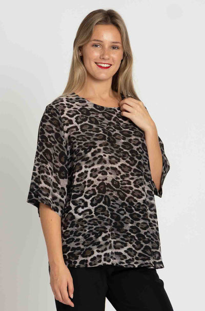 Mela Purdie - Plaza T in Savoy Animal Silk