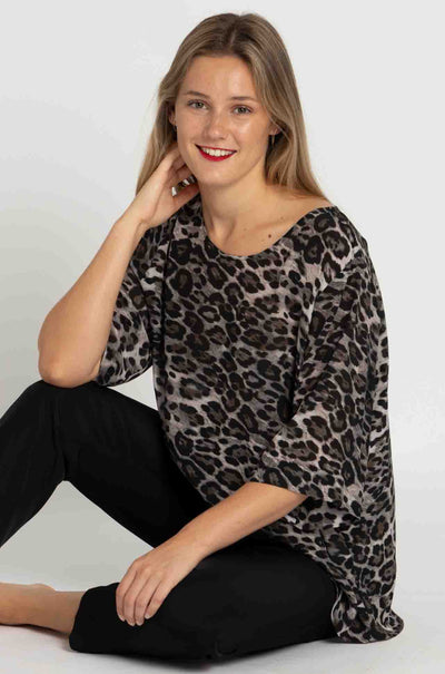 Mela Purdie - Plaza T in Savoy Animal Silk