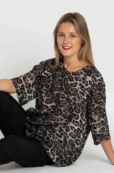 Mela Purdie - Plaza T in Savoy Animal Silk