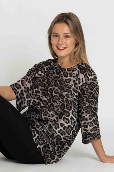 Mela Purdie - Plaza T in Savoy Animal Silk