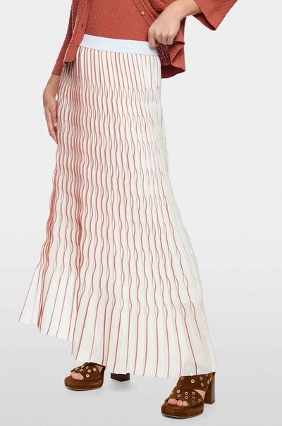 Marc Cain - Blazing Sun Maxi Skirt w/ Pleats
